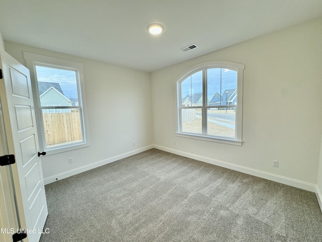 empty room with carpet