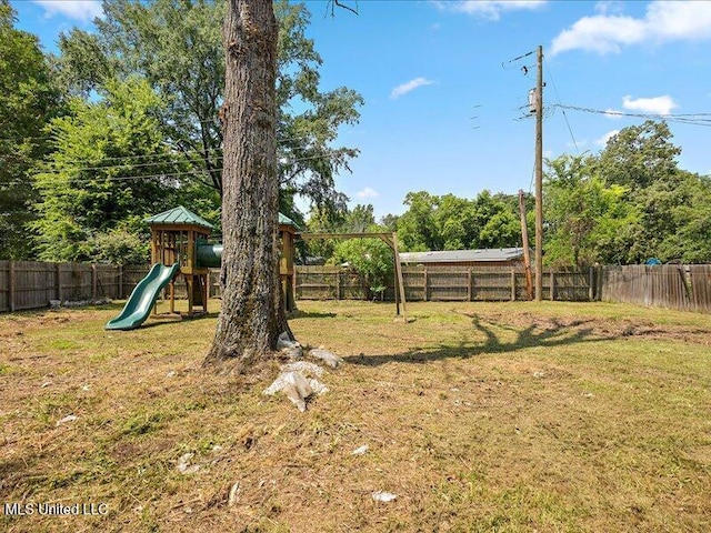 203 Barrow St, Pearl, MS 39208 - view of yard featuring a playground
