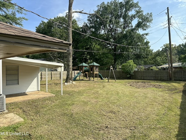 203 Barrow St, Pearl, MS 39208 - view of yard featuring a playground