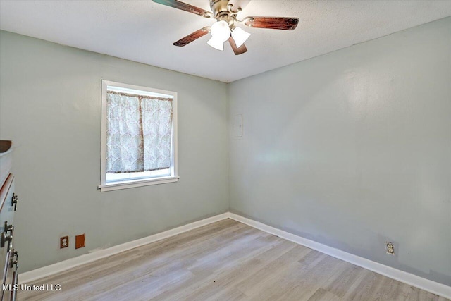 315 Wilson Welch Rd, Mendenhall, MS 39114 - unfurnished room featuring light wood-type flooring, a ceiling fan, and baseboards