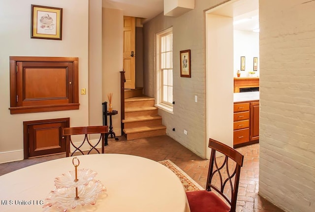 view of dining area