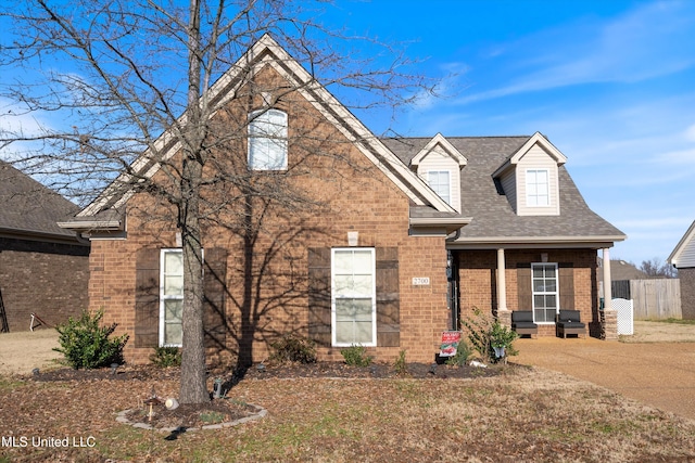 view of front of home