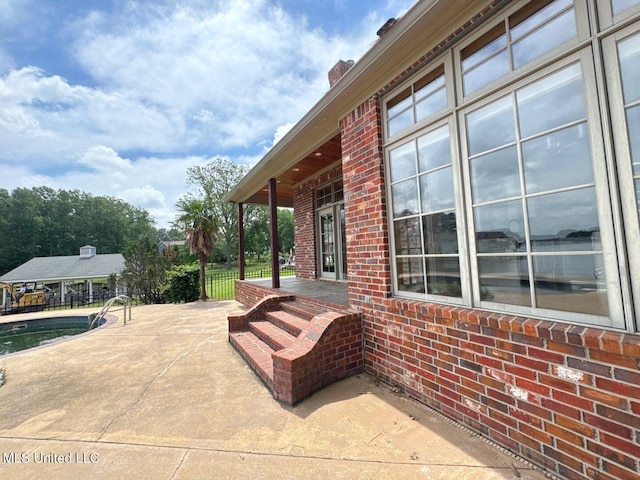 162 Lake Ridge Dr, Madison, MS 39110 - view of patio / terrace featuring fence