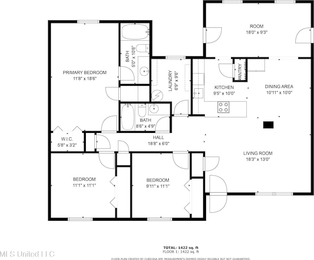 3217 N 2nd St, Ocean Springs, MS 39564 - home floor plan