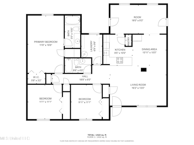 3217 N 2nd St, Ocean Springs, MS 39564 - home floor plan