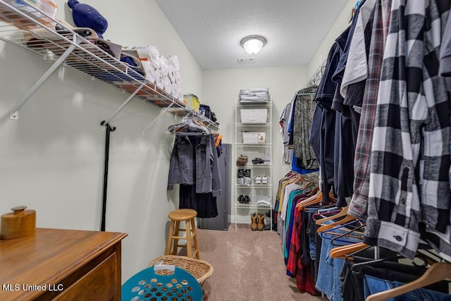 10714 Lilinoe Way, Diamondhead, MS 39525 - walk in closet featuring carpet floors