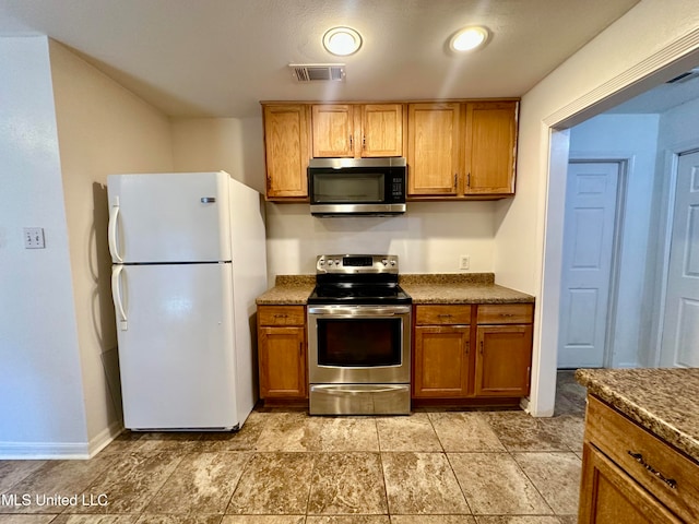 kitchen with stainless steel appliances