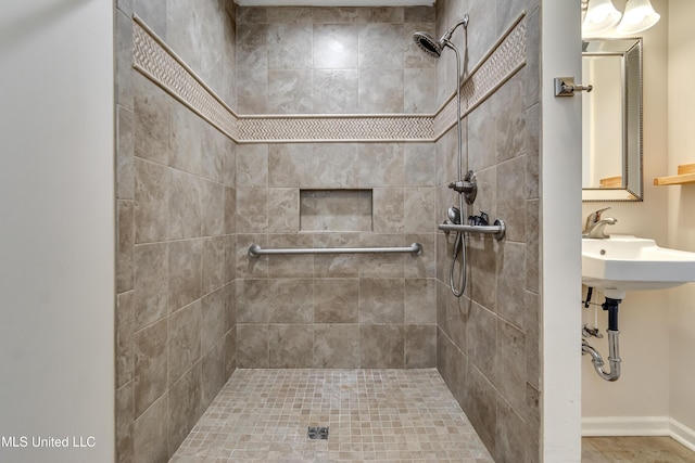 315 Church St, Madison, MS 39110 - full bathroom with tiled shower and baseboards