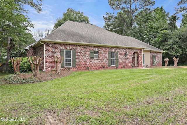 207 Keystone Pl, Brandon, MS 39042 - view of home's exterior with brick siding and a shingled roof