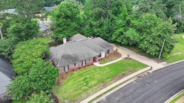 207 Keystone Pl, Brandon, MS 39042 - view from above of property