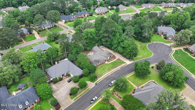207 Keystone Pl, Brandon, MS 39042 - aerial view of property and surrounding area featuring nearby suburban area
