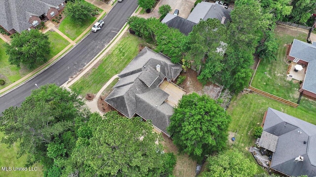 207 Keystone Pl, Brandon, MS 39042 - aerial view of property and surrounding area with nearby suburban area