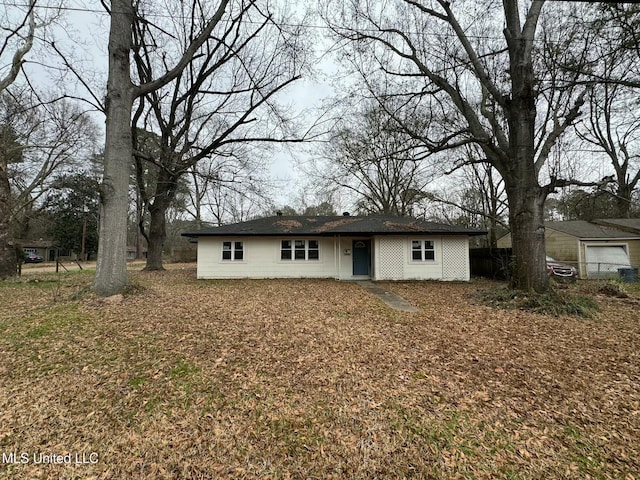 view of front of home