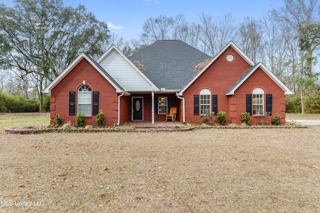 view of front of house with a porch