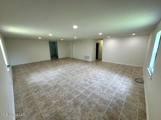 809 Herrick Ave, Pascagoula, MS 39567 - spare room featuring recessed lighting and a textured ceiling