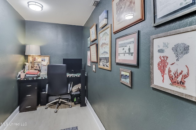 129 Marcie Dr, Long Beach, MS 39560 - office featuring baseboards and light wood-type flooring