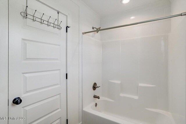 bathroom featuring tub / shower combination