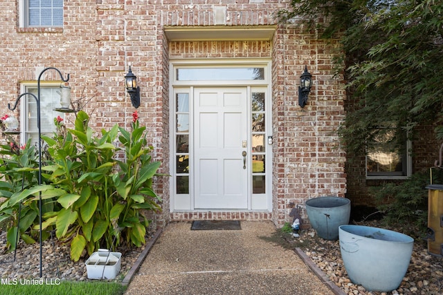 view of property entrance