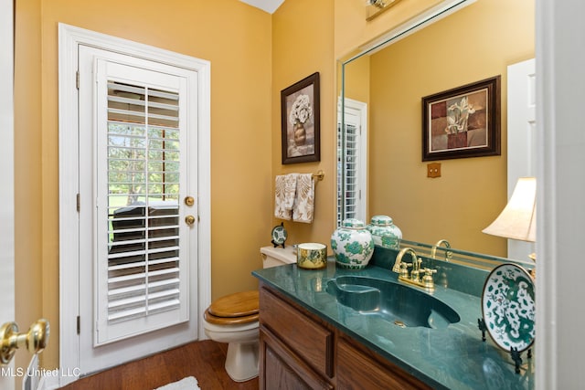 9194 Rosalie Cv, Olive Branch, MS 38654 - bathroom featuring vanity and wood finished floors