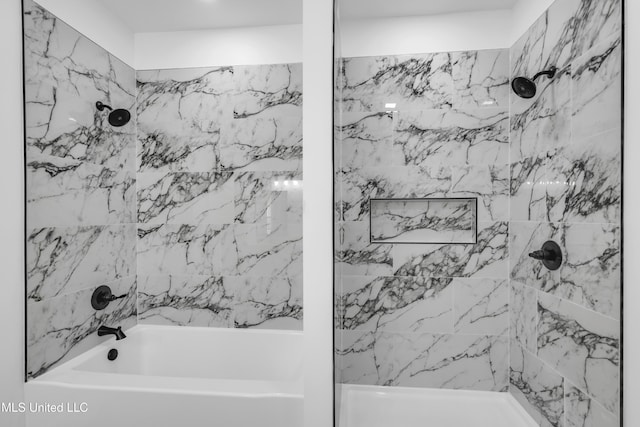 bathroom featuring shower / bath combination