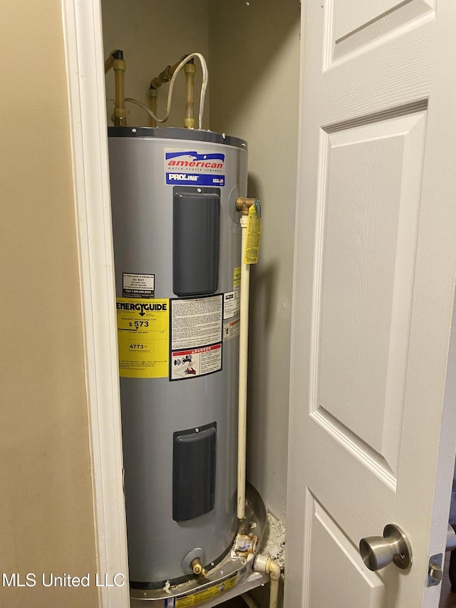 utilities featuring water heater