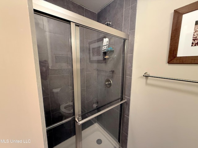 2997 Deerfield Rd, Yazoo City, MS 39194 - full bath with a shower stall and toilet