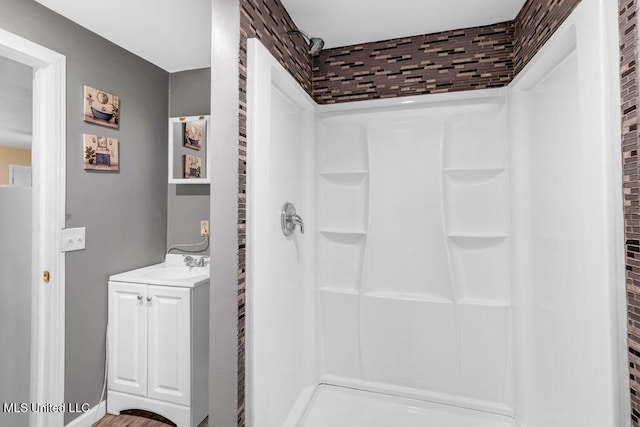1320 Sally Dr, Picayune, MS 39466 - full bath with a stall shower and vanity