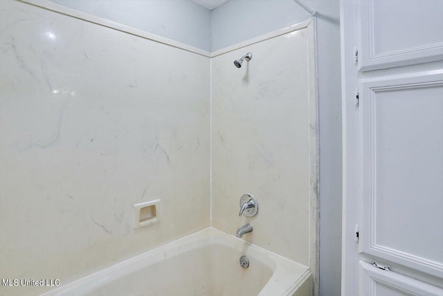 full bath featuring shower / bath combination