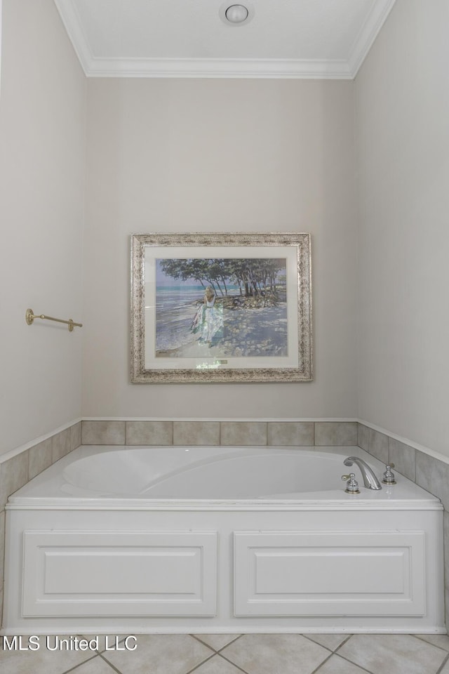 262 Geneva Blvd, Madison, MS 39110 - bathroom featuring a bath and crown molding