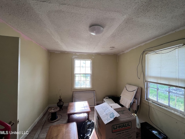4595 Lucius Taylor Rd, Como, MS 38619 - office space featuring a textured ceiling