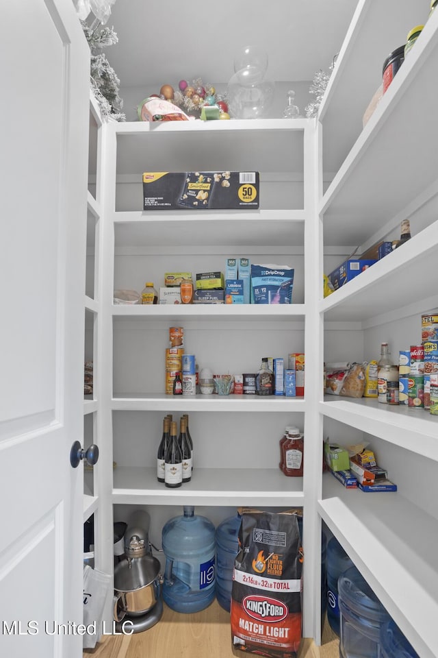 view of pantry