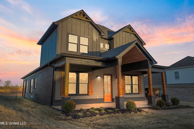 view of front of house featuring central AC unit