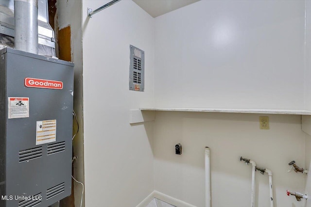4638 Katherine Blvd, Jackson, MS 39211 - laundry area featuring hookup for a washing machine and heating unit