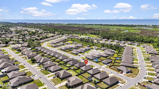 7380 Shearwater Way, Ocean Springs, MS 39564 - aerial view of property's location featuring nearby suburban area and a nearby body of water