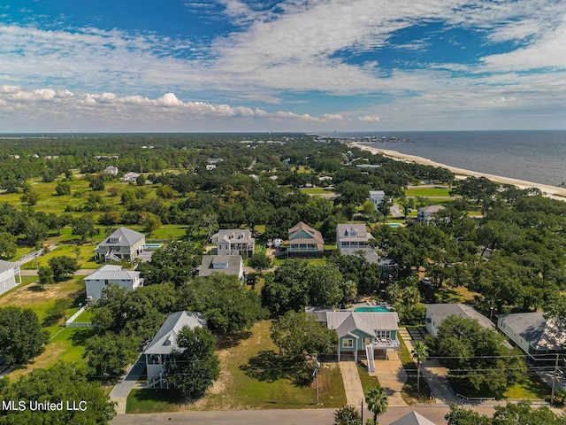 112 Vista Dr, Pass Christian, MS 39571 - drone / aerial view with a water view
