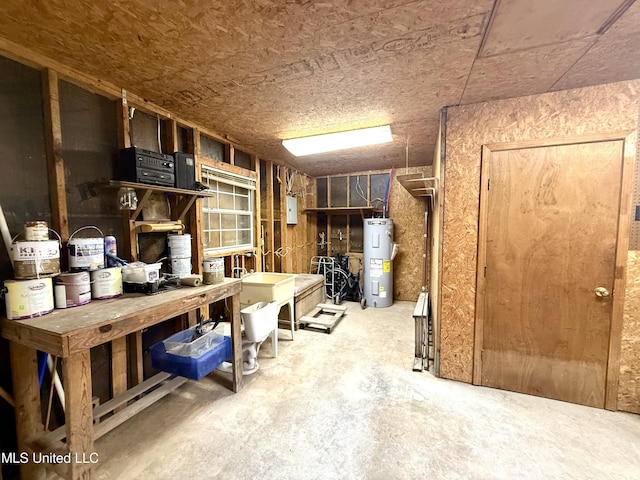 2006 Eden St, Pascagoula, MS 39581 - storage room featuring water heater