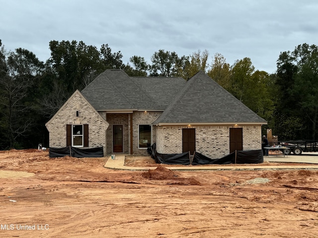 view of property under construction