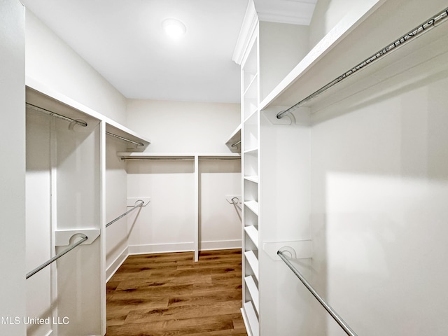 949 Mullican Rd, Florence, MS 39073 - walk in closet featuring wood finished floors