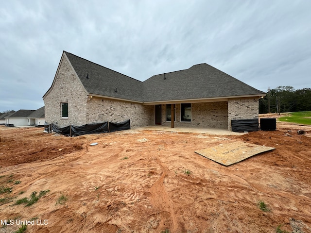 view of back of property