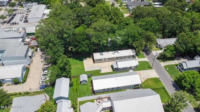 1309 Bowen Ave, Ocean Springs, MS 39564 - aerial view of property and surrounding area with nearby suburban area