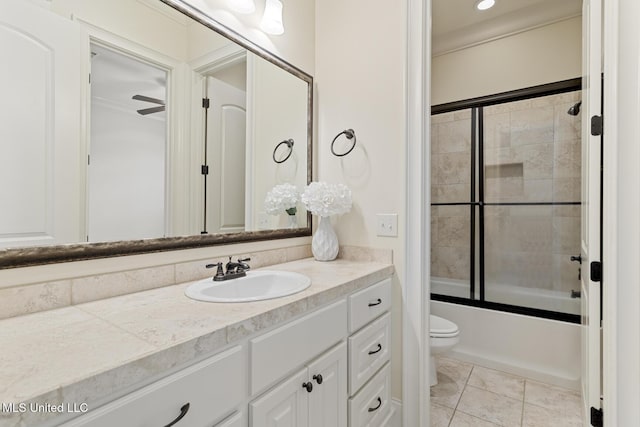 117 Belle Ct, Madison, MS 39110 - bathroom featuring vanity and combined bath / shower with glass door