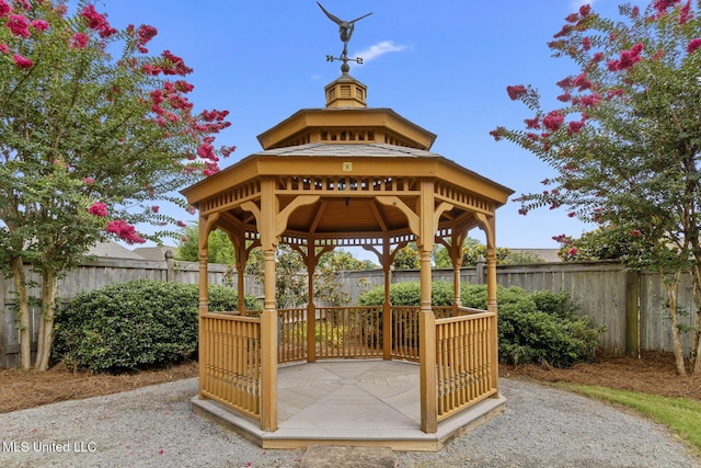 117 Belle Ct, Madison, MS 39110 - fenced backyard with a gazebo