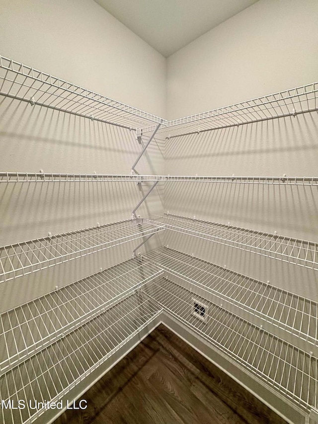 view of storage area