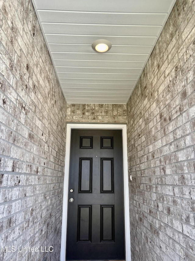 18071 Tiffany Renee Dr, Gulfport, MS 39503 - view of exterior entry featuring brick siding