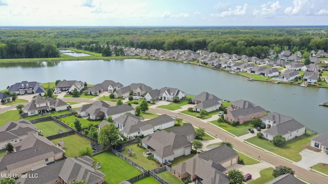 131 Camden Trl, Madison, MS 39110 - aerial perspective of suburban area with a forest and a large body of water