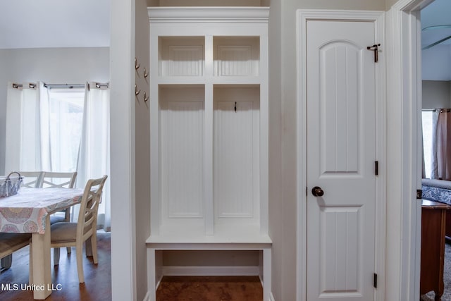 view of mudroom