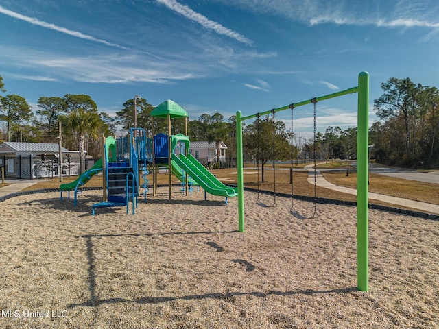 view of community playground