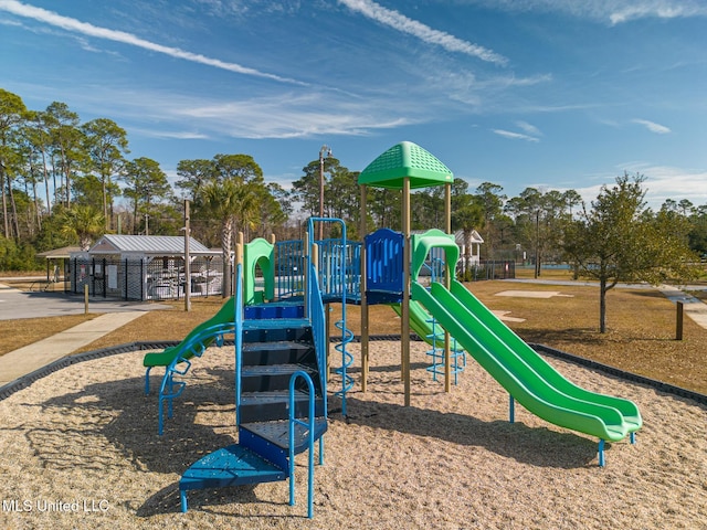 view of community playground