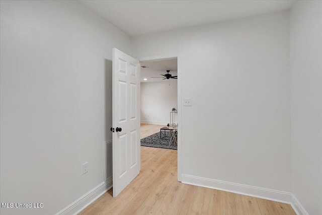 1505 Rosemont Dr, Clinton, MS 39056 - corridor featuring light wood-style floors, baseboards, and recessed lighting