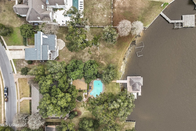 11 Bayou Pl, Gulfport, MS 39503 - drone / aerial view of a pool area